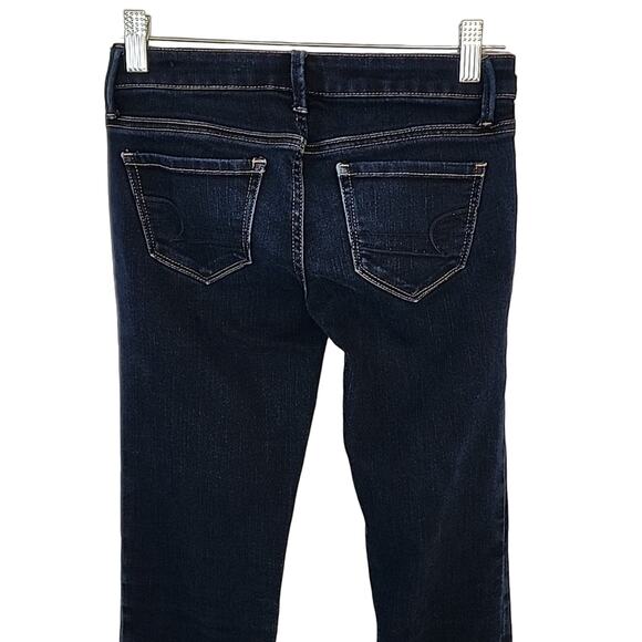 American Eagle Size 0 Strech Dark Wash Jeans - Picture 6 of 9